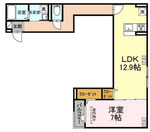 グラナーデ西加平の物件間取画像